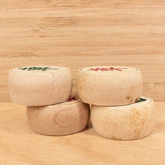 Vintage Chinese Chess Xiangqi Wooden Set PRC Made Retro Board Game - Picture 5 of 9